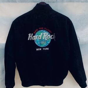 Hard Rock Cafe Man’s Black Suede Jacket